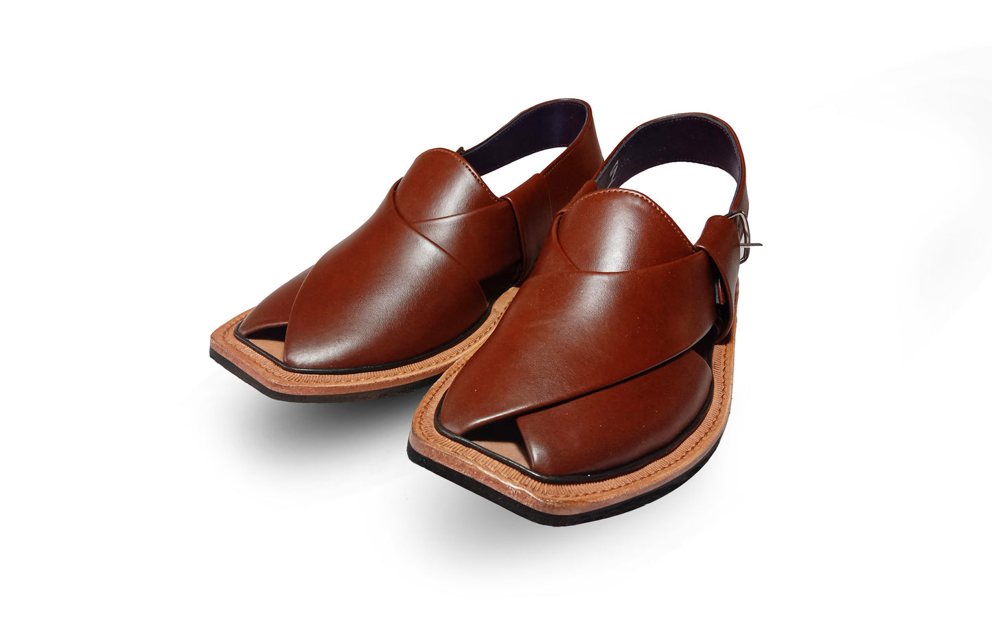 Quetta Shekari – Brown Round Shape Low Sole