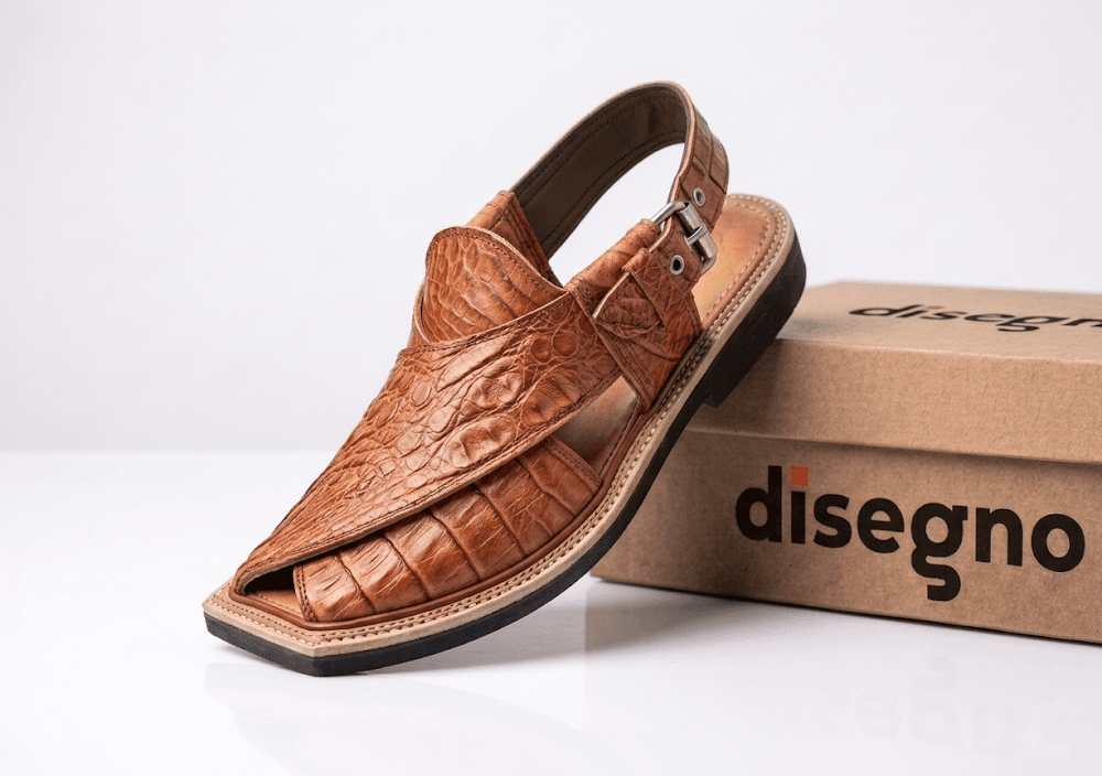 Crocodile Leather T-Shape