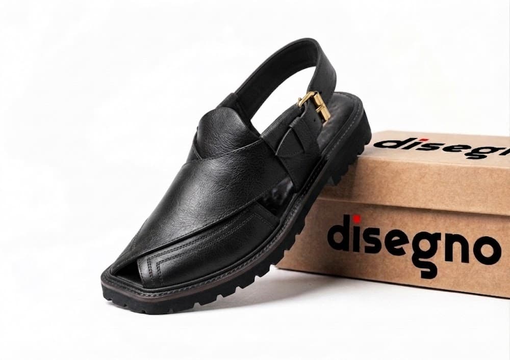 Black Vibram Sole Round Shape