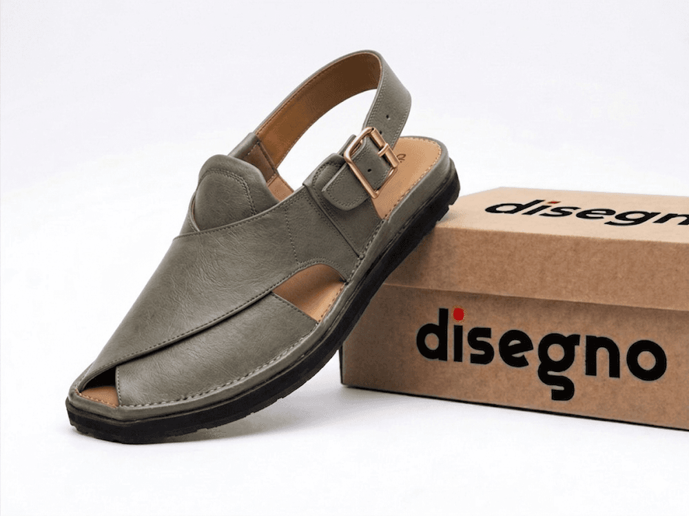 Dark Grey Foaming Sole Round Shape