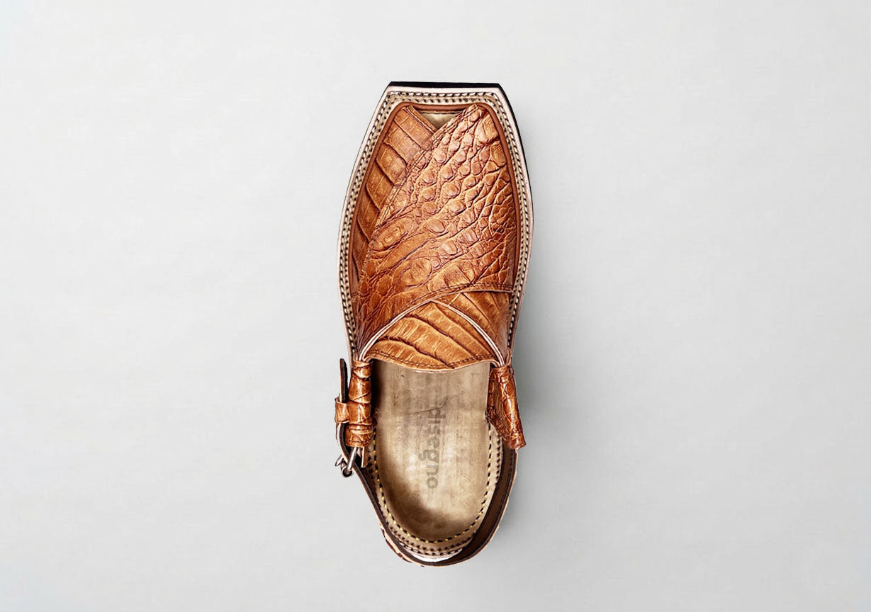 Crocodile Leather T-Shape