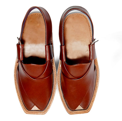 Quetta Shekari – Brown Round Shape Low Sole