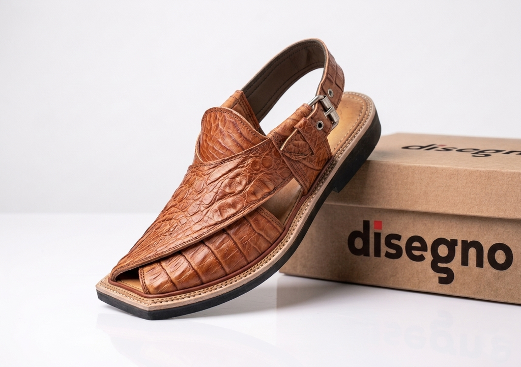 Crocodile Leather T-Shape