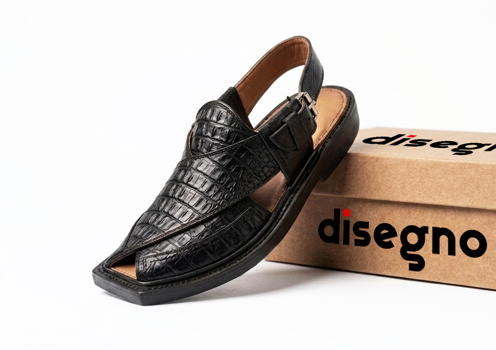 Black Crocodile T-Shape