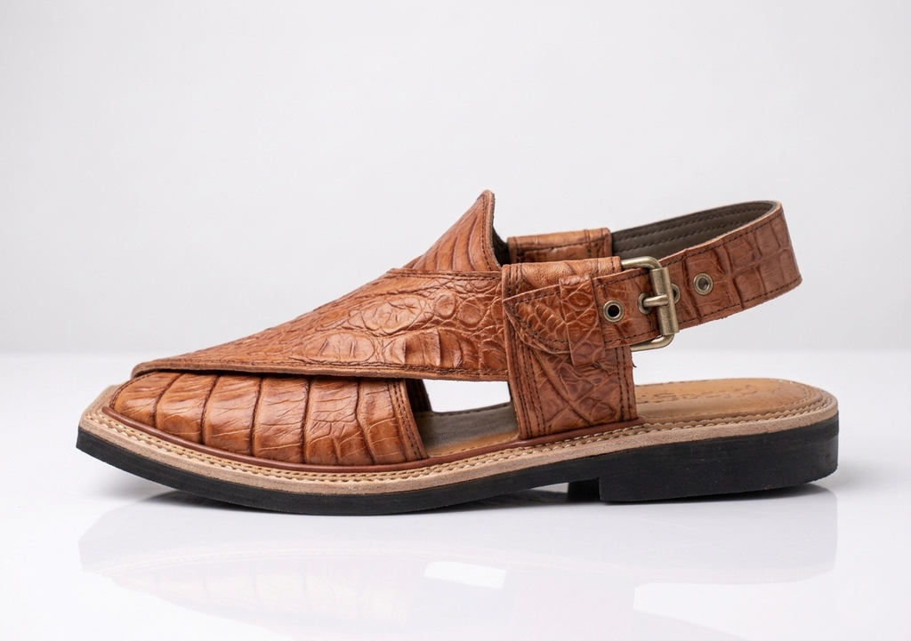Crocodile Leather T-Shape
