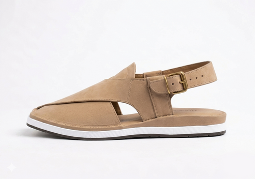 Beige White Foaming Sole